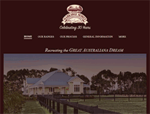 Tablet Screenshot of harkawayhomes.com.au